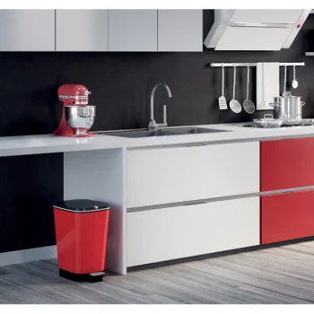 Kanta za otpatke Chic M metalik crvena-1